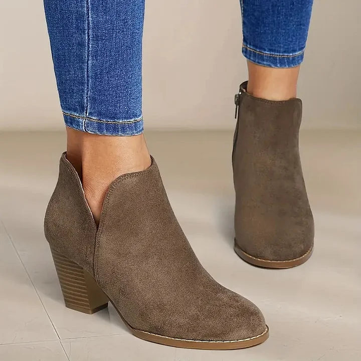 VIVILY | DAMENSTIEFELETTEN MIT DICKEM ABSATZ
