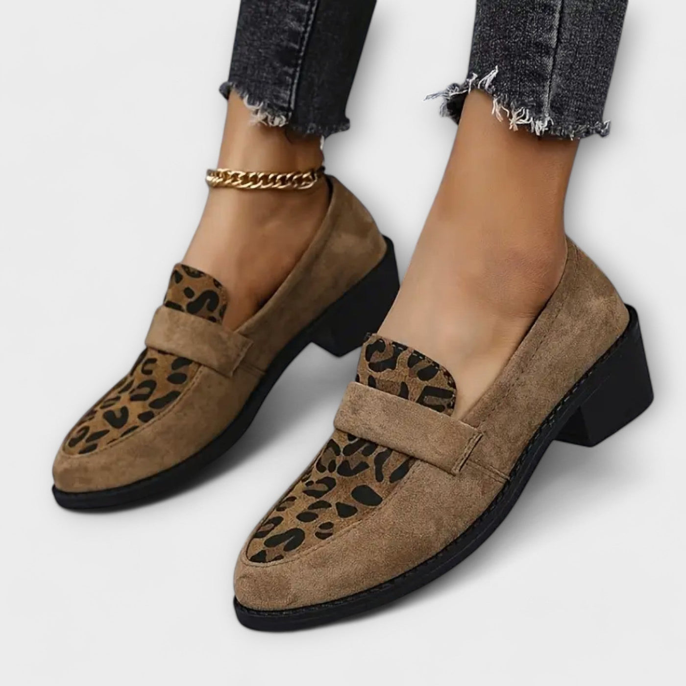 VIVILY | Elegante Schuhe mit Leopardenmuster