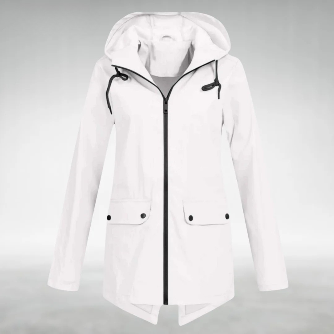VIVILY | Wasserdichte Kapuzenjacke mit Taschen