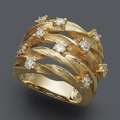 VIVILY | Vintage Gold Boho Ring