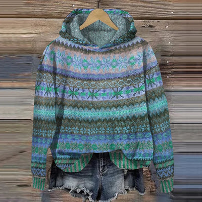 Carola | Zeitloser Muster-Hoodie