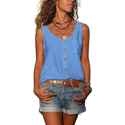 Liselotte™ | Casual Ärmelloses Top mit Lockerem Schnitt