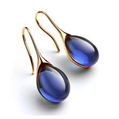 VIVILY | Elegante Tropfenohrringe aus Gold und Silber