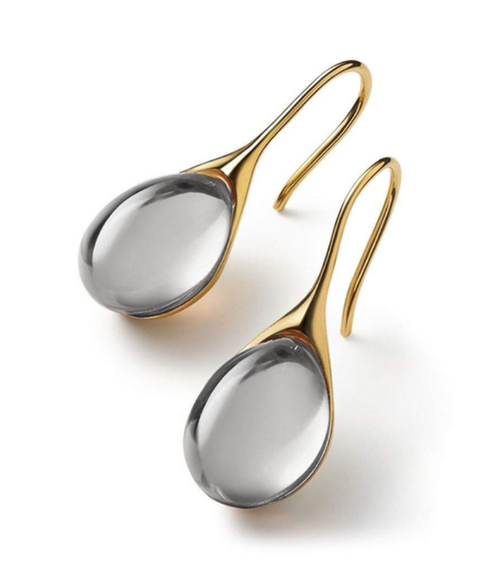 VIVILY | Elegante Tropfenohrringe aus Gold und Silber