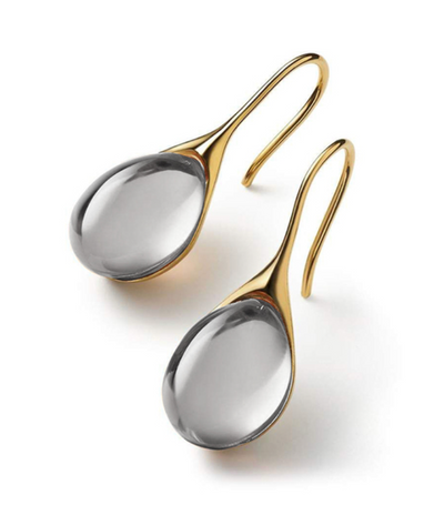 VIVILY | Elegante Tropfenohrringe aus Gold und Silber
