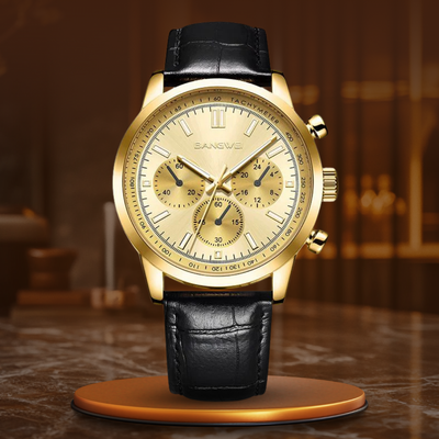 VIVILY | Militär Sport Casual™ Quarz Uhr aus Leder