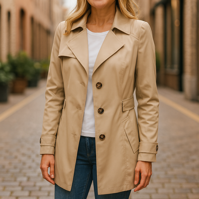 VIVILY | Eleganter Herbst-Trenchcoat
