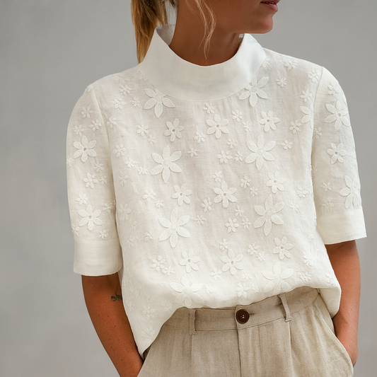 VIVILY | Bestickte Bluse