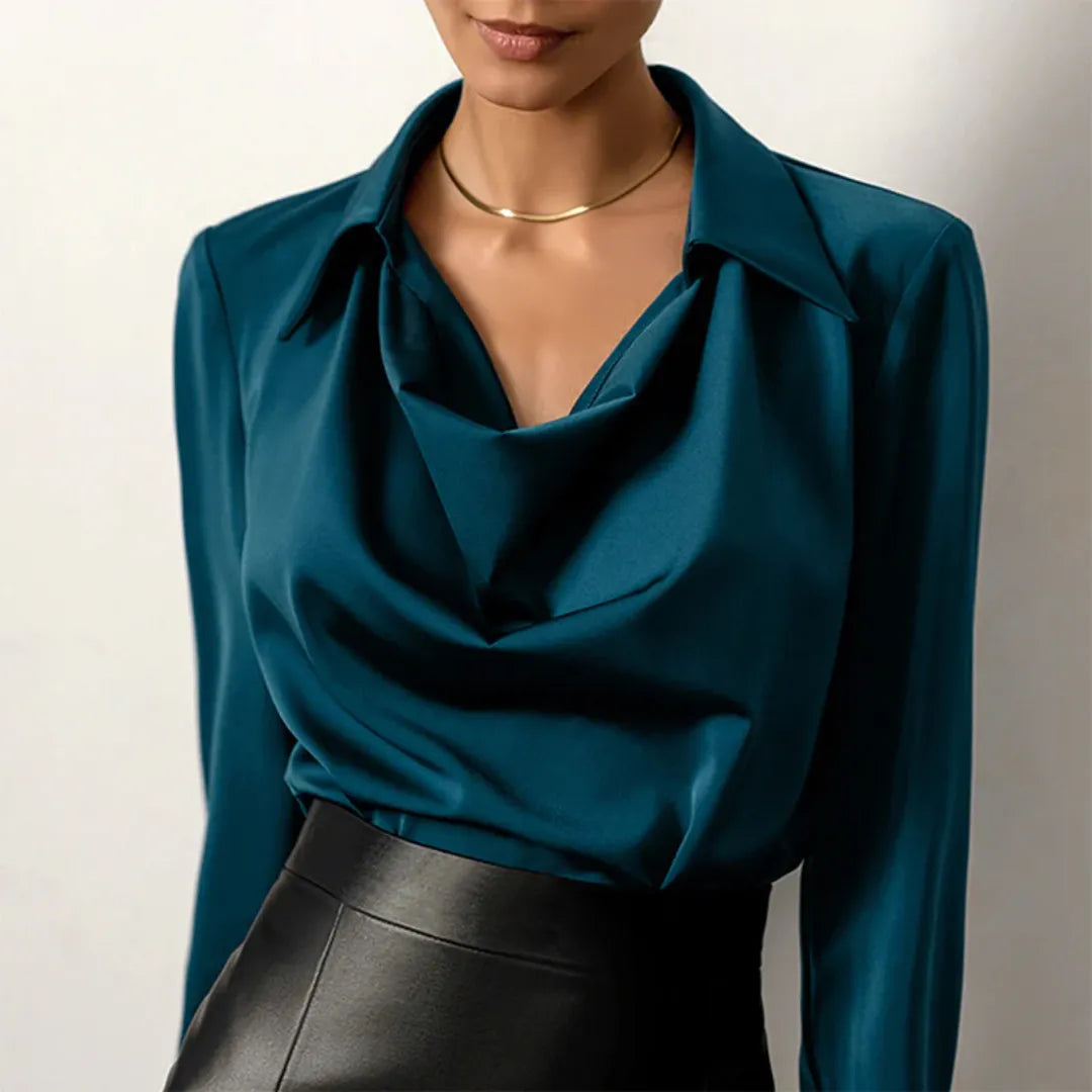 VIVILY | Elegante Kragenbluse