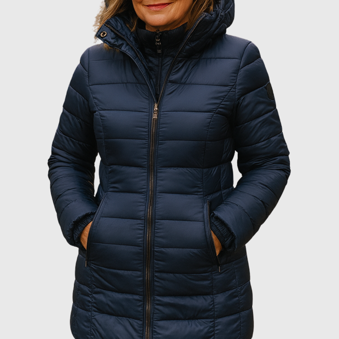 VIVILY | Lange Daunenjacke