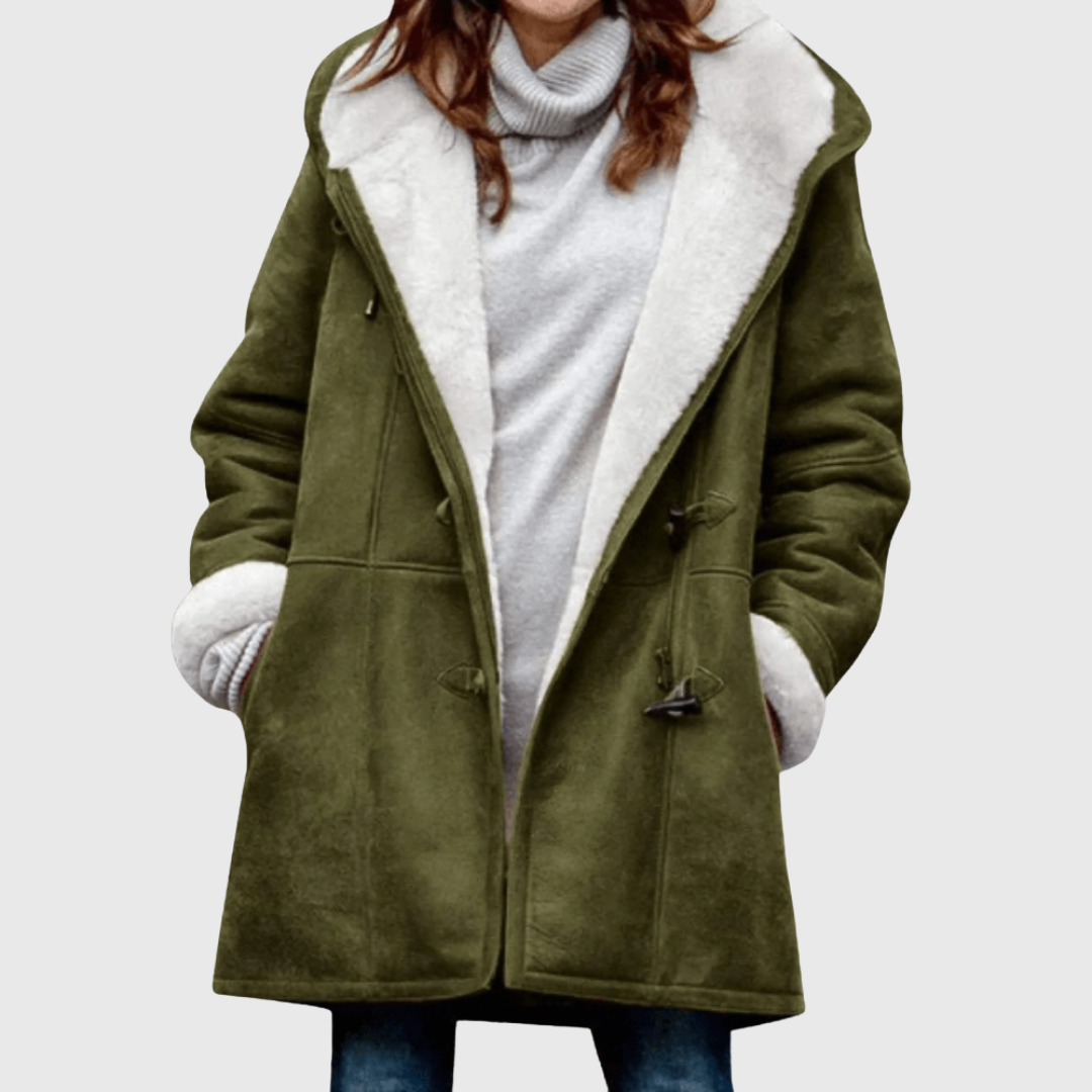 VIVILY | Warme Wildleder-Fleece Herbstjacke