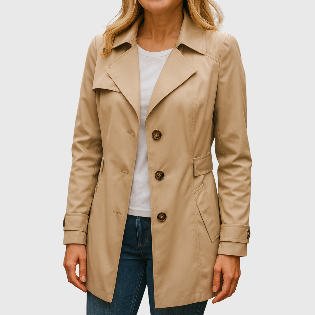 VIVILY | Eleganter Herbst-Trenchcoat