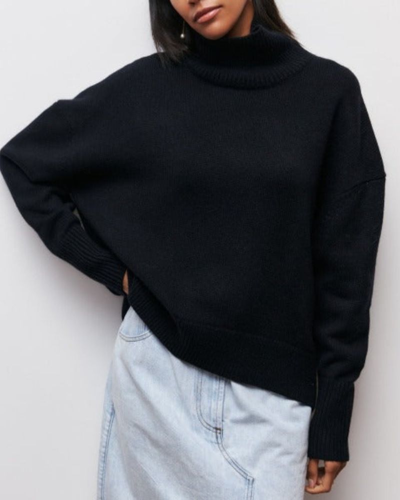 Anouk | Klassischer Rollkragenpullover