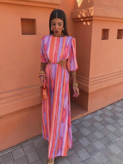 Clara™ | Elegantes Kleid mit Seitenausschnitt