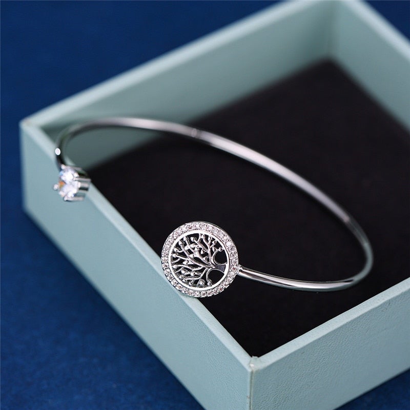VIVILY | Elegantes Verstellbares Armband mit Lebensbaum-Muster