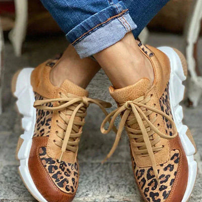 VIVILY | Bequeme Leoparden-Sneaker