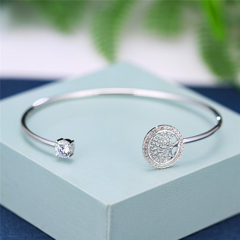 VIVILY | Elegantes Verstellbares Armband mit Lebensbaum-Muster