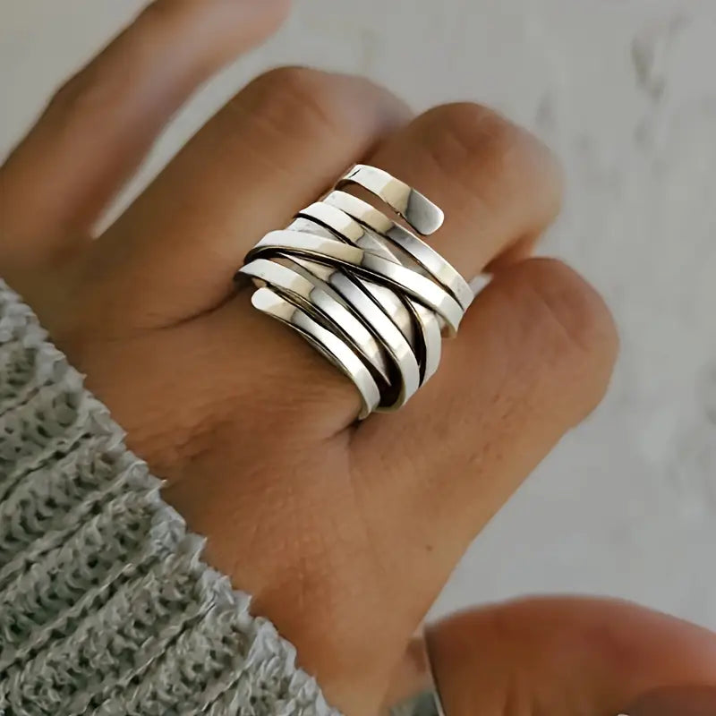 VIVILY | Vintage Ring aus dickem Silber