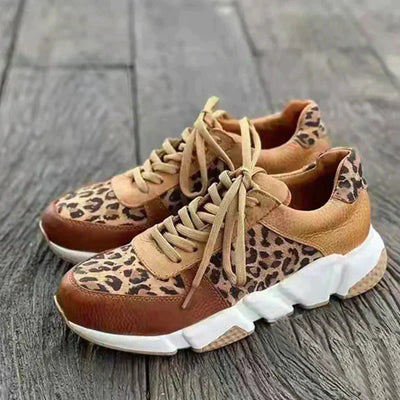 VIVILY | Bequeme Leoparden-Sneaker