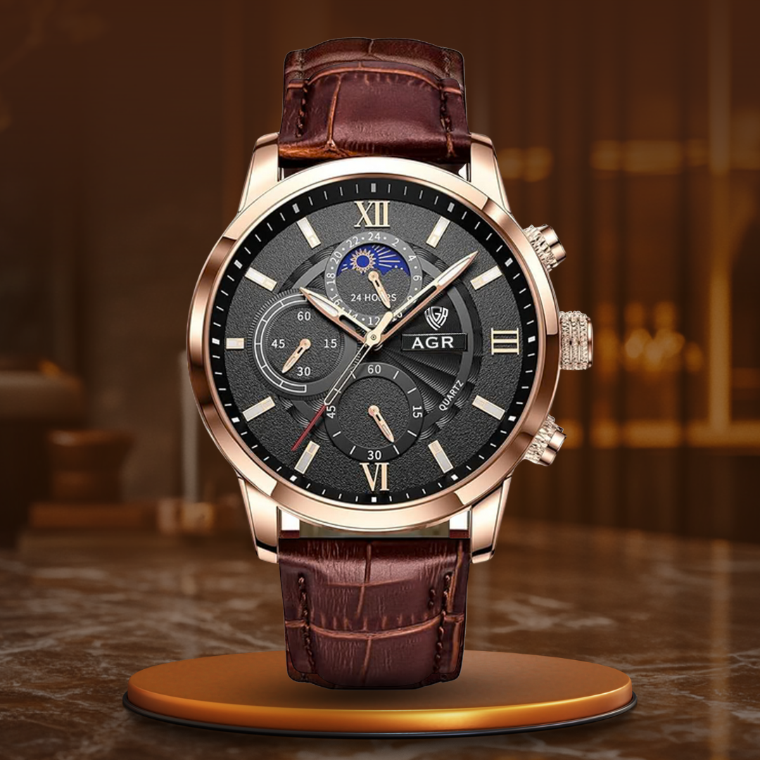 Luxus Leder Quarz Uhr™ - VIVILY