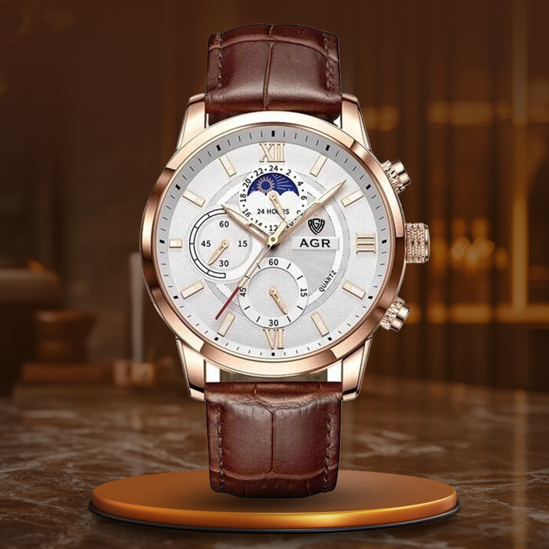 Luxus Leder Quarz Uhr™ - VIVILY