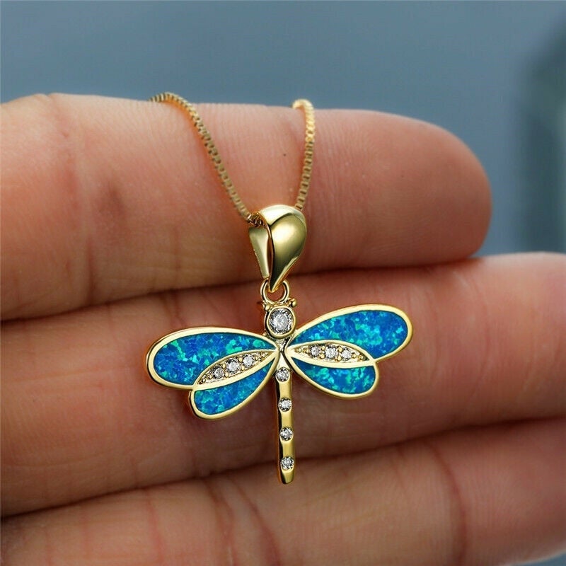VIVILY | Elegante Halskette mit Vögeln und Opal für einen einzigartigen Stil