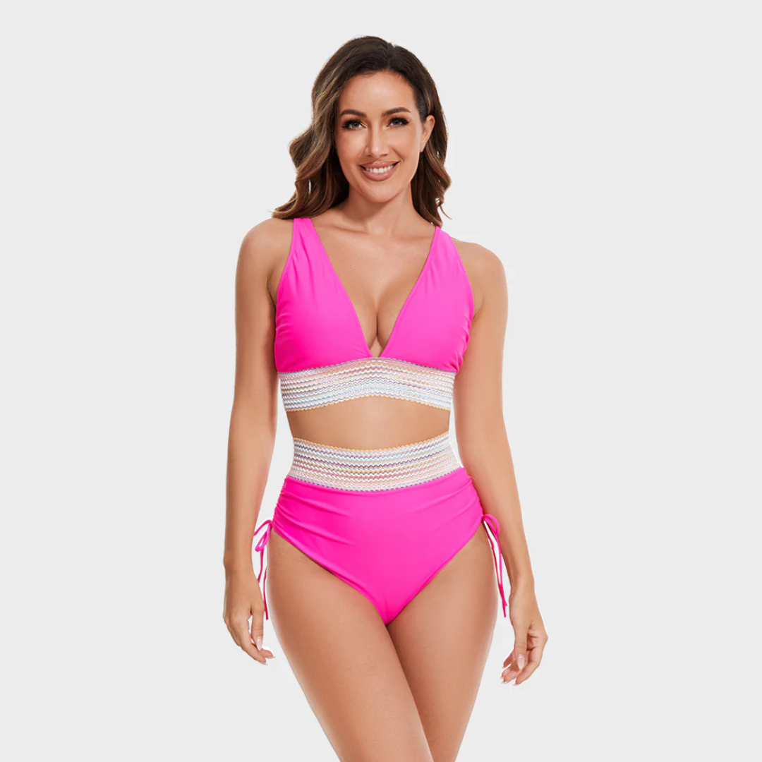 Mireille – High-Waist-Bikini-Set mit Bauchkontrolle