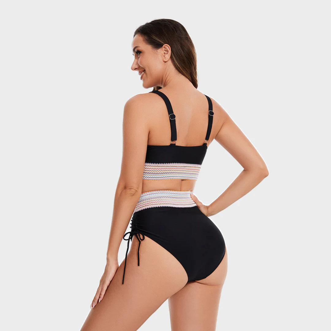 Mireille – High-Waist-Bikini-Set mit Bauchkontrolle