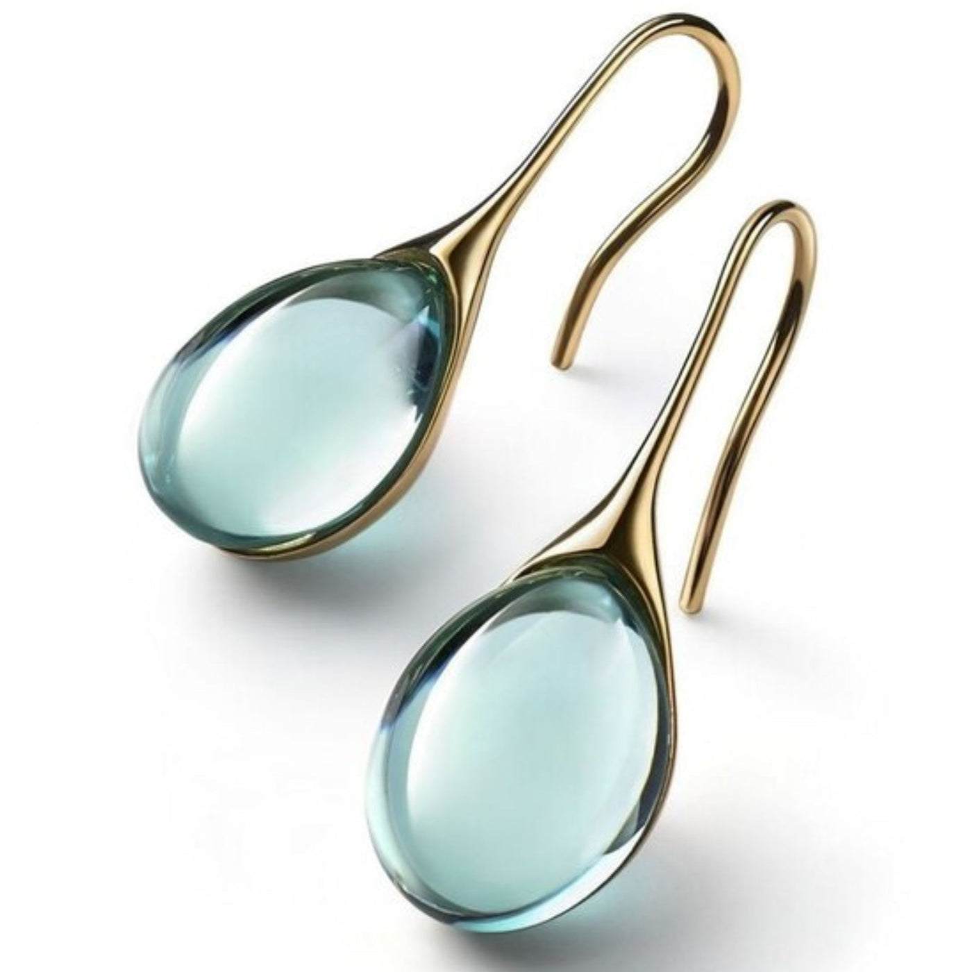 VIVILY | Elegante Tropfenohrringe aus Gold und Silber