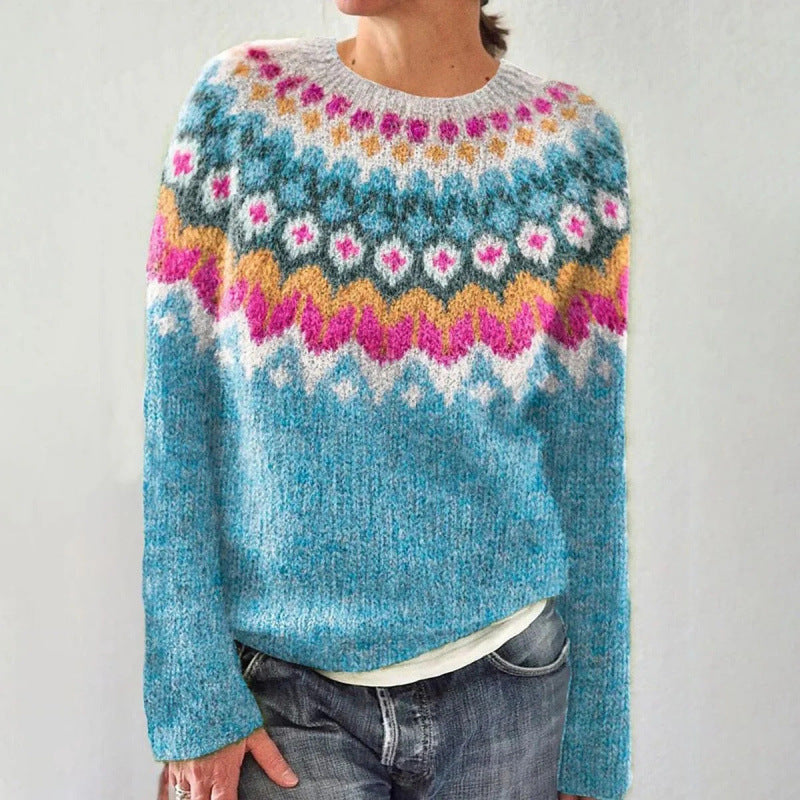 VIVILY | Moderner Pullover mit geometrischem Schnitt