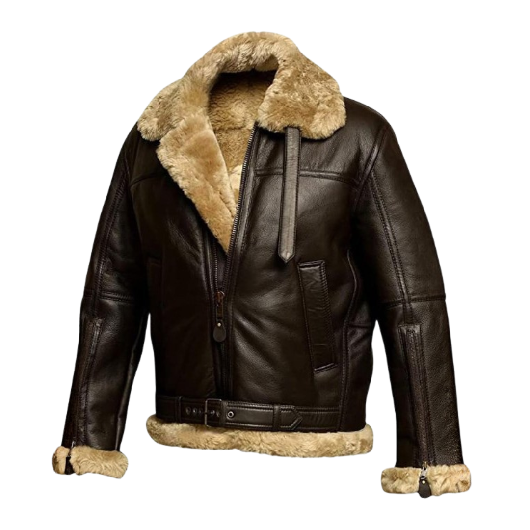 VIVILY | Coole Pilotenjacke aus Leder