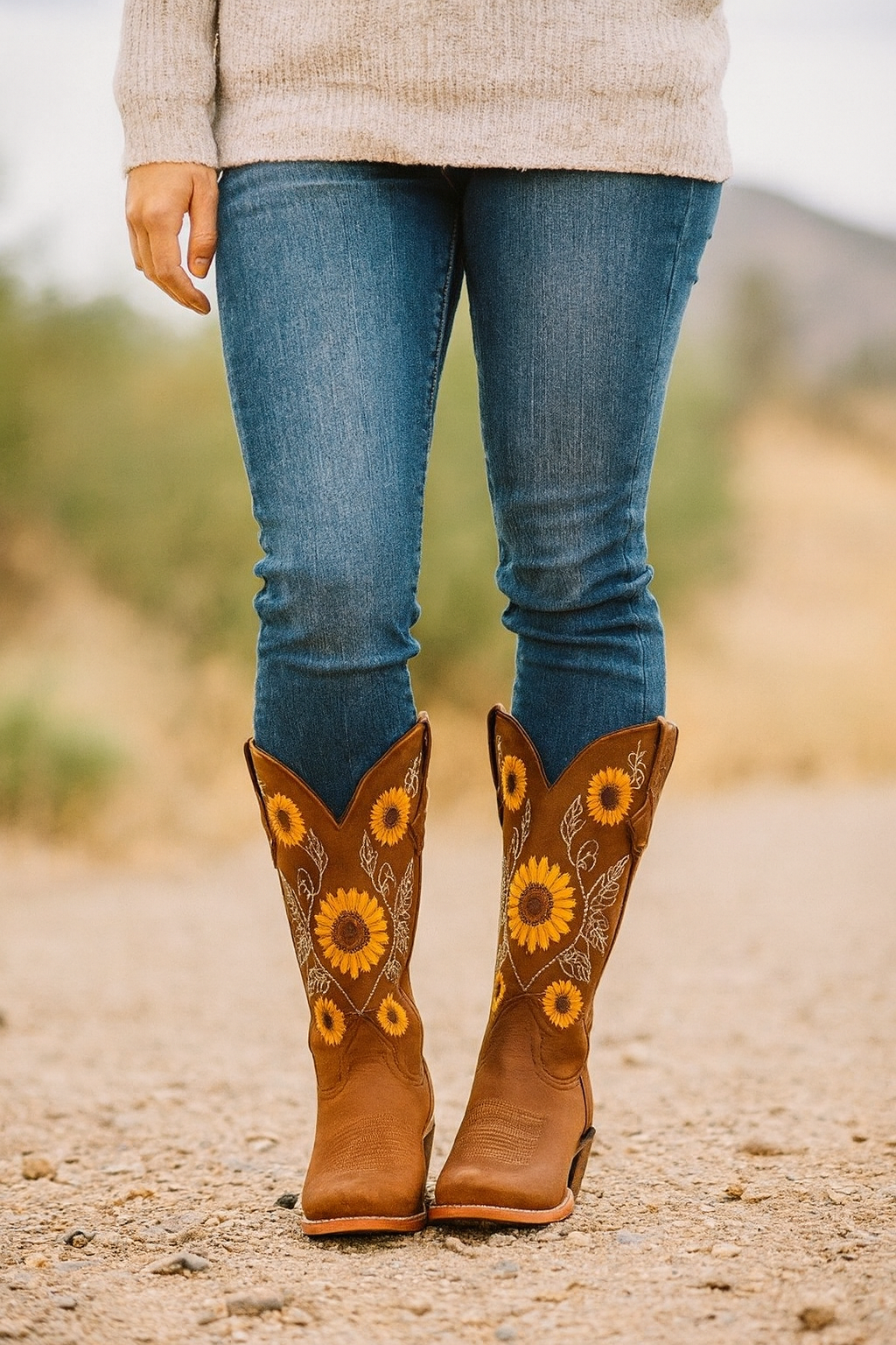 Löwenzahn™ | Damen Boho-Stil Stiefel