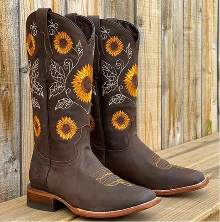 Löwenzahn™ | Damen Boho-Stil Stiefel