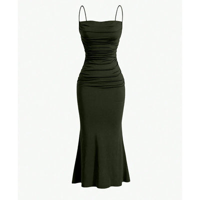 VIVILY | Drapiertes Maxikleid