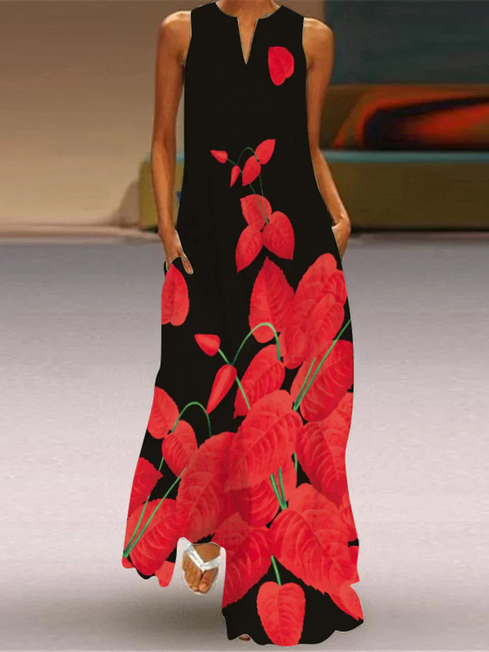 Annalena™ | A-Linienkleid Butterfly Bloom
