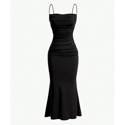 VIVILY | Drapiertes Maxikleid