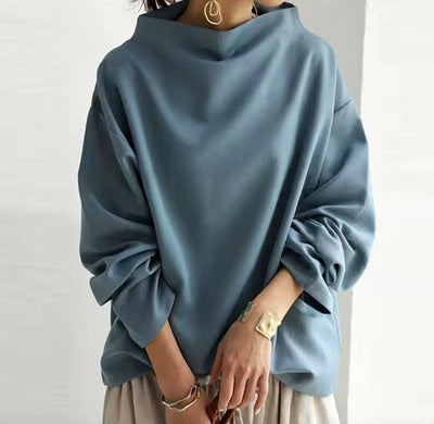 VIVILY | Eleganter Pullover mit hohem Kragen