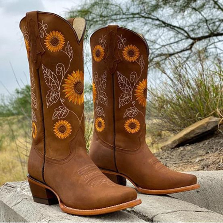 Löwenzahn™ | Damen Boho-Stil Stiefel