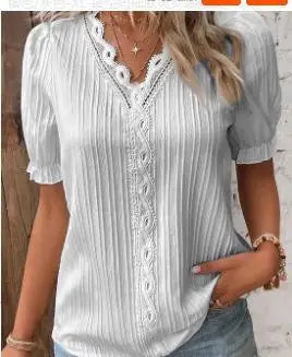 VIVILY | Pull Col V Festonné