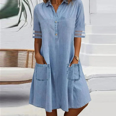 VIVILY | Denim Leichtkleid