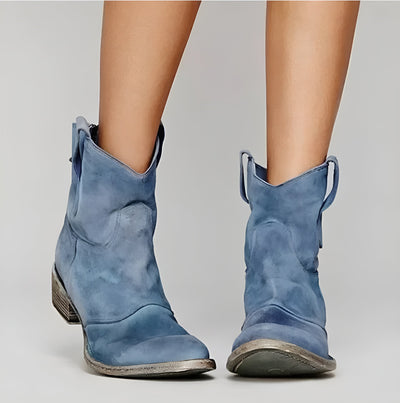 VIVILY | Boho-Wildleder-Stiefeletten