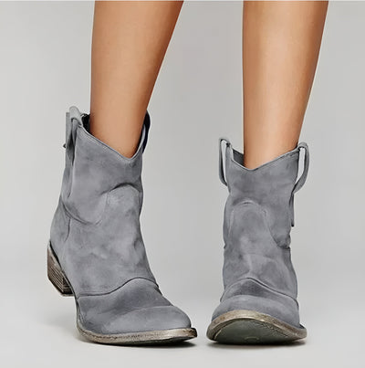 VIVILY | Boho-Wildleder-Stiefeletten