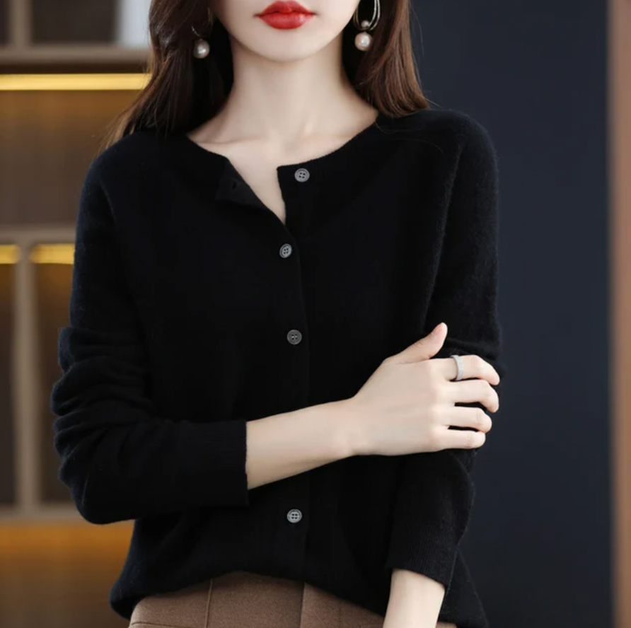 VIVILY | Elegante Strickjacke
