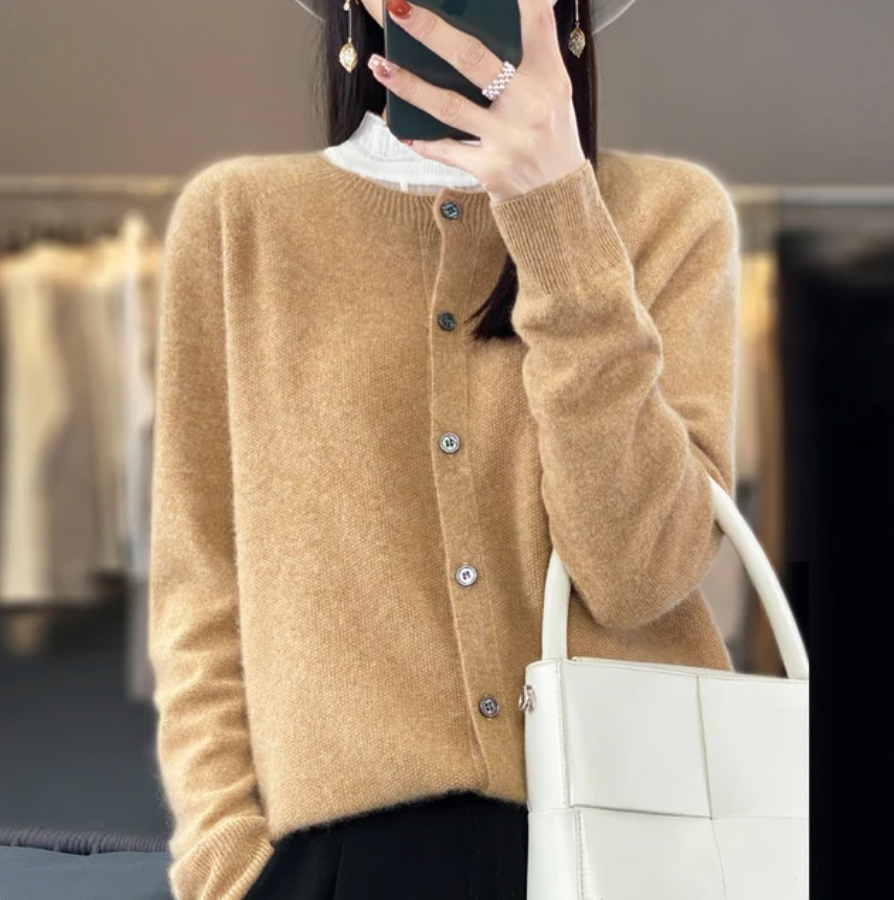 VIVILY | Elegante Strickjacke