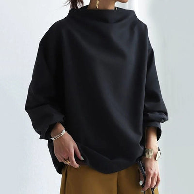 VIVILY | Eleganter Pullover mit hohem Kragen