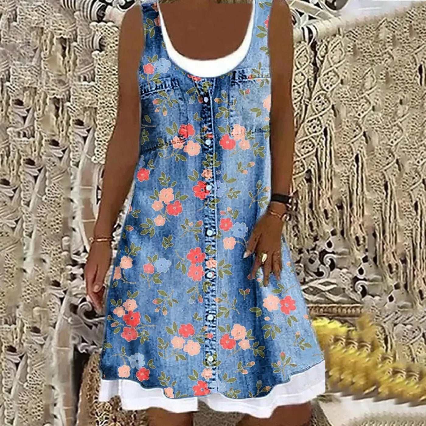 VIVILY | Weiches und Elegantes Denimkleid