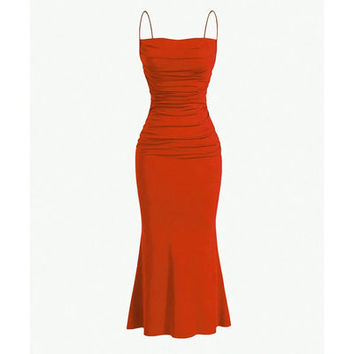VIVILY | Drapiertes Maxikleid