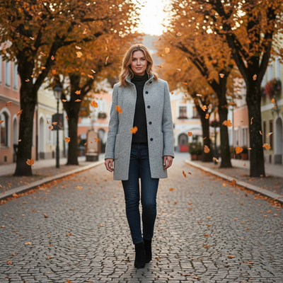 Vivily | Klassischer Mantel für zeitlose Eleganz