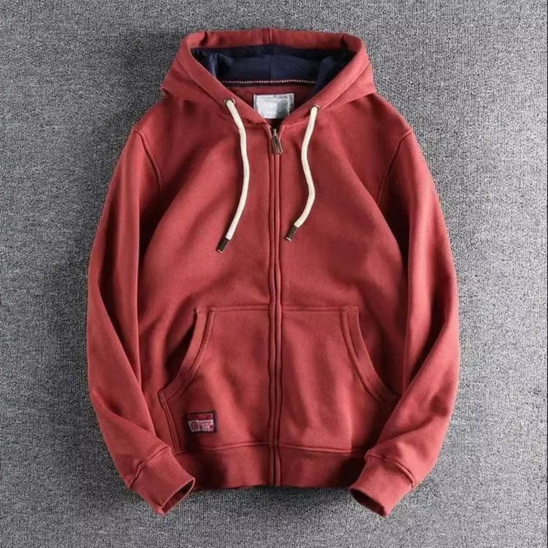 VIVILY | Bequemer Zipper-Hoodie