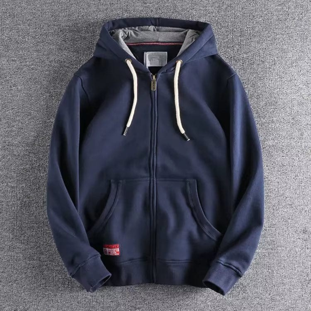 VIVILY | Bequemer Zipper-Hoodie